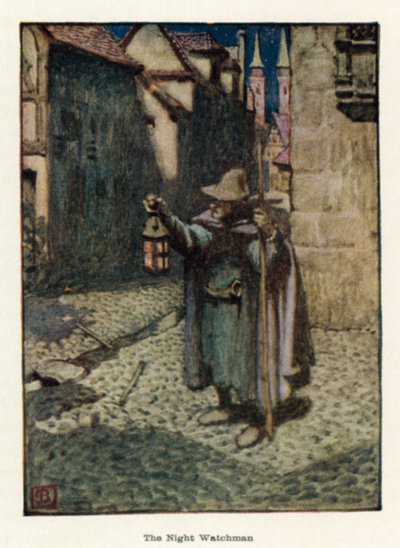 El vigilante nocturno de John Byam Liston Shaw